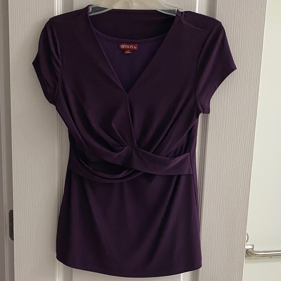 Merona Deep Purple Women's Blouse - Picture 1 of 3
